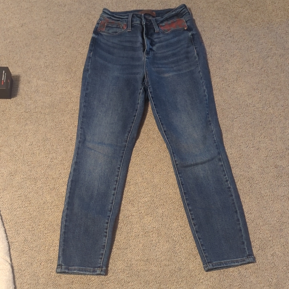 Judy Blue Mid Wash High-Rise  Skinny Jeans - Blue